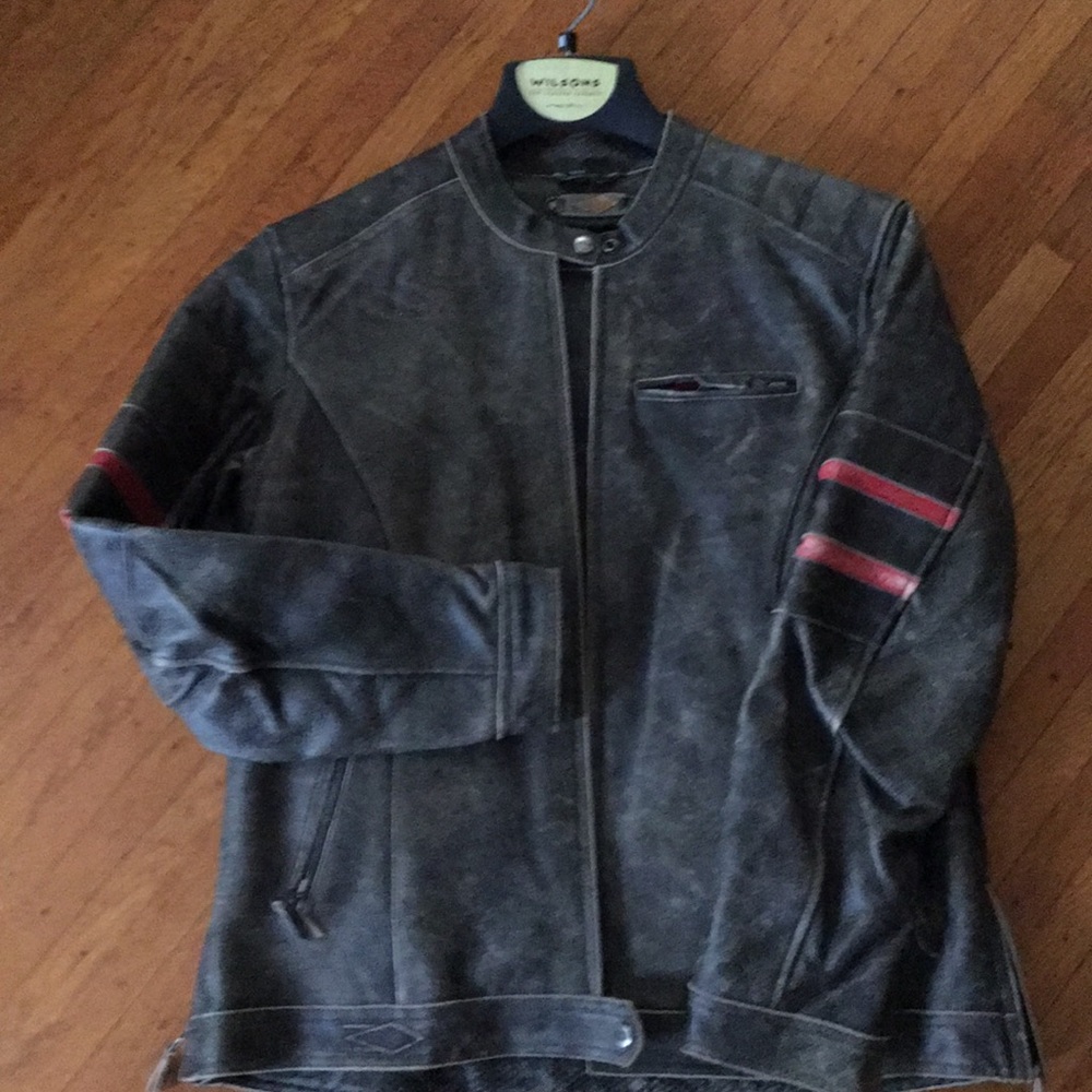 Leather Biker coat